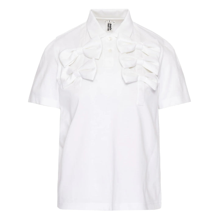 Ruffle Detail Short Sleeve Polo
