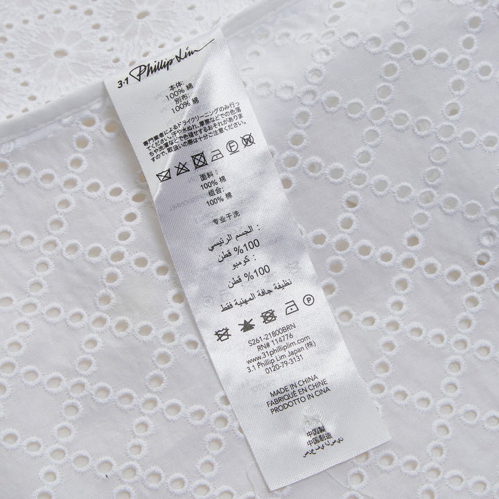 Broderie Anglaise Patchwork Shirt
