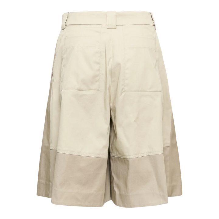 Wide Pleated Shorts