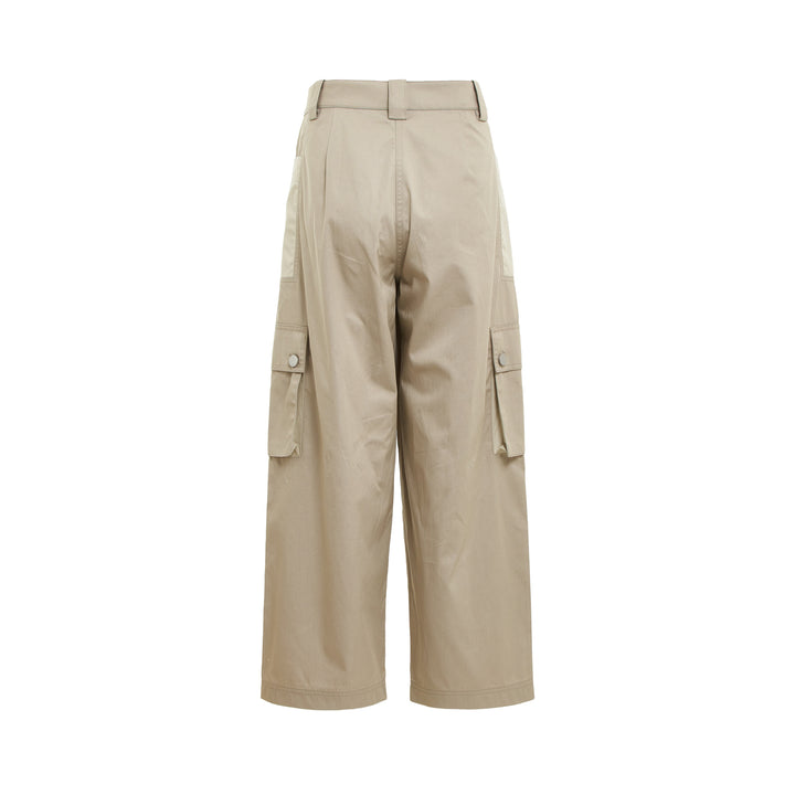 Two-Toned Cropped Cargo Pants