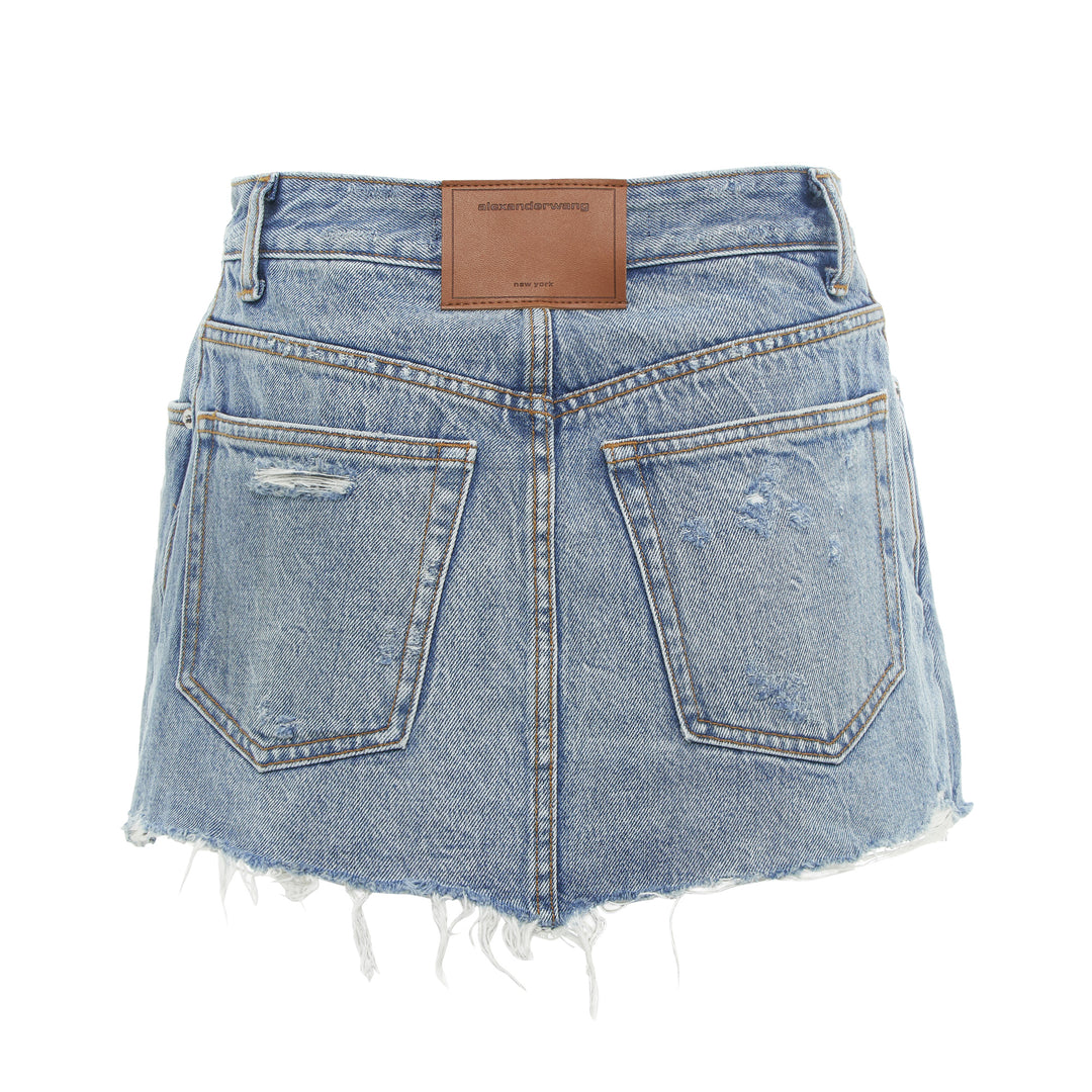 Alexander Wang Distressed Double Layer Skort – Available at Club 21, Official Retailer in Singapore, Malaysia & Thailand with Global Shipping Online