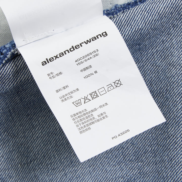 Alexander Wang Distressed Double Layer Skort – Available at Club 21, Official Retailer in Singapore, Malaysia & Thailand with Global Shipping Online