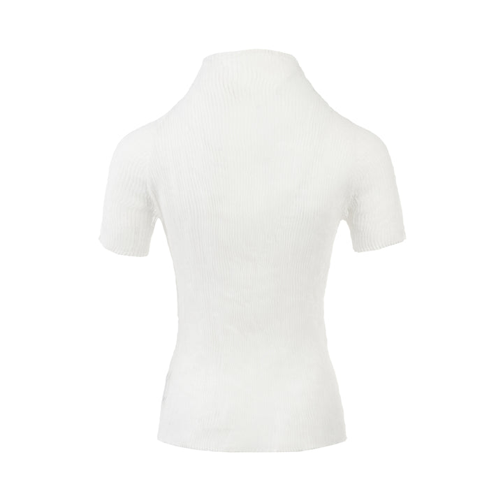 Chiffon Twist Short Sleeve Shirt