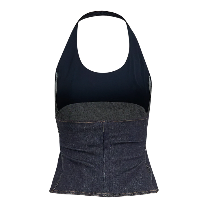 De-Nimes Lavoir Halter Top