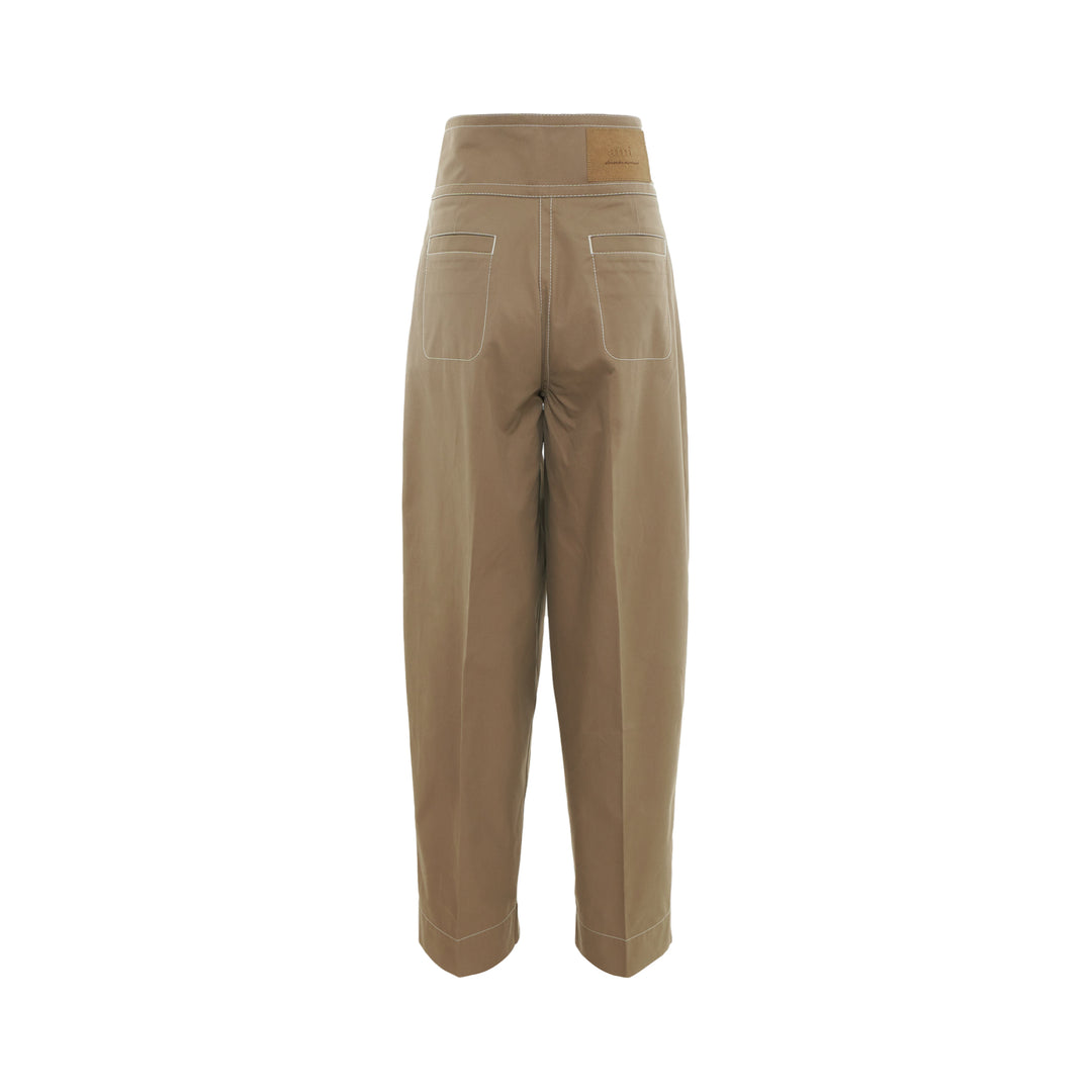Wrapped Belted Balloon Fit Pants