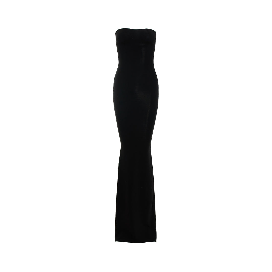 Dirt Coda Strapless Gown