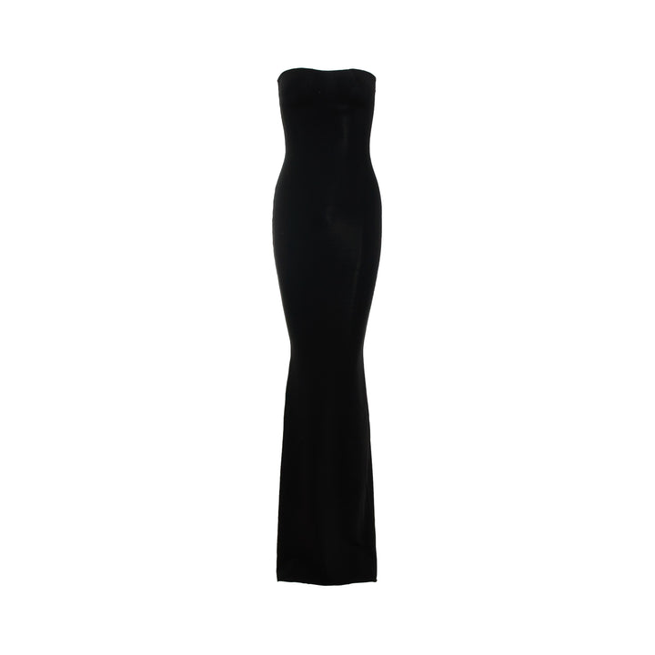 Dirt Coda Strapless Gown