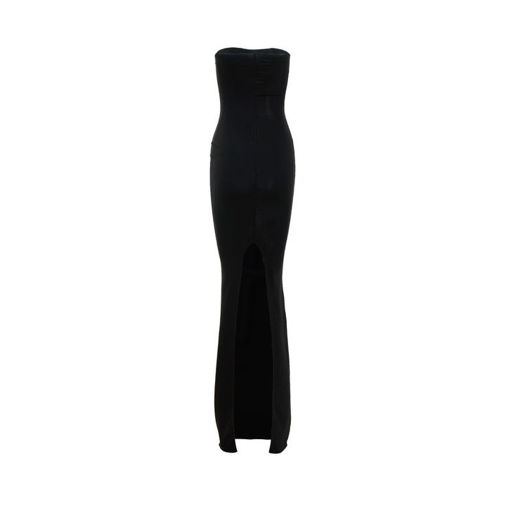 Dirt Coda Strapless Gown