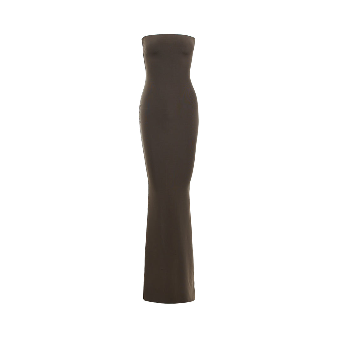 Dirt Coda Strapless Gown