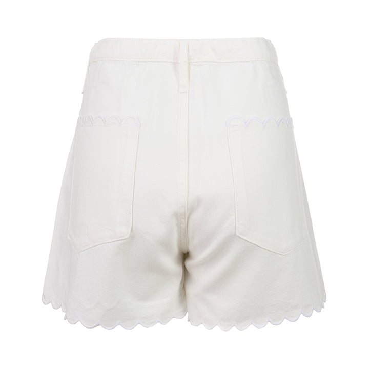 Nolan Scallop Hem Shorts