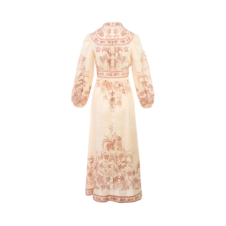 Indra Plunge Midi Dress