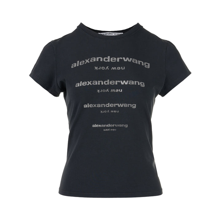 Fitted Tee With Hotfix Gradient