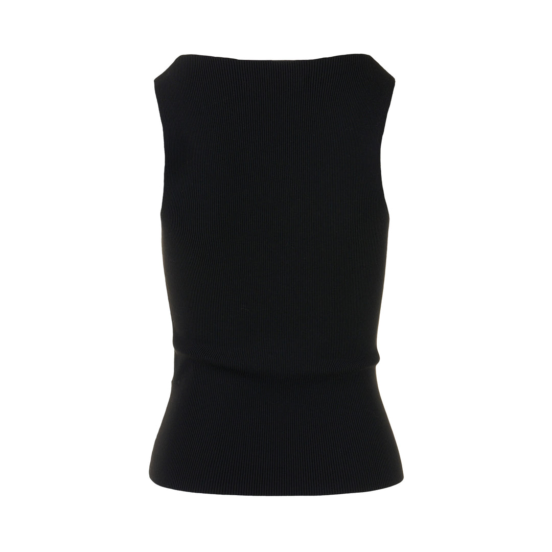 Racer Tank With Jacquard Logo