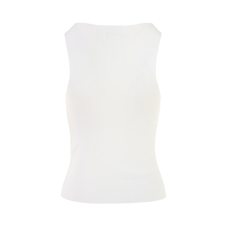 Racer Tank With Jacquard Logo