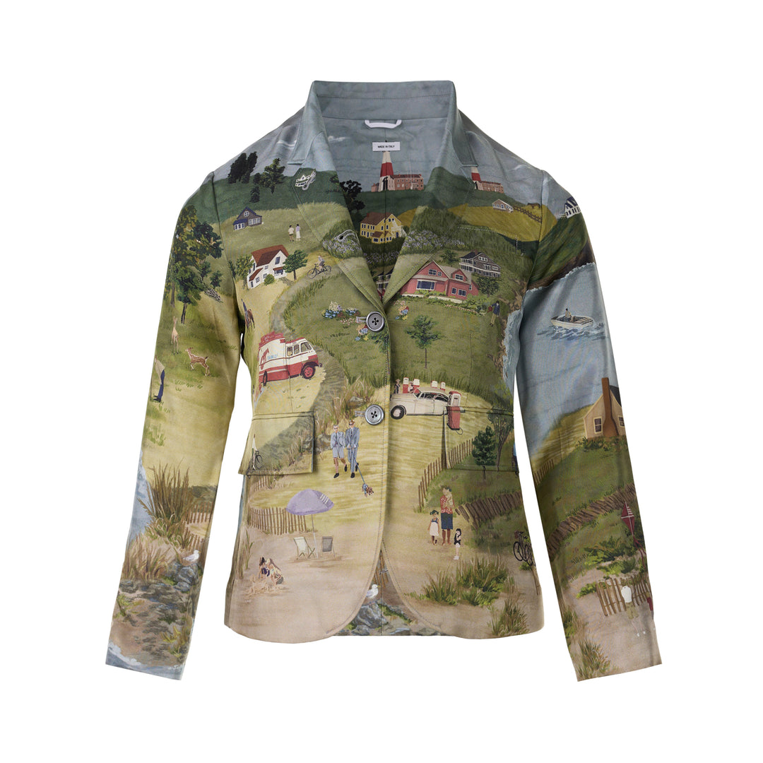High Armhole Scenic Sportcoat