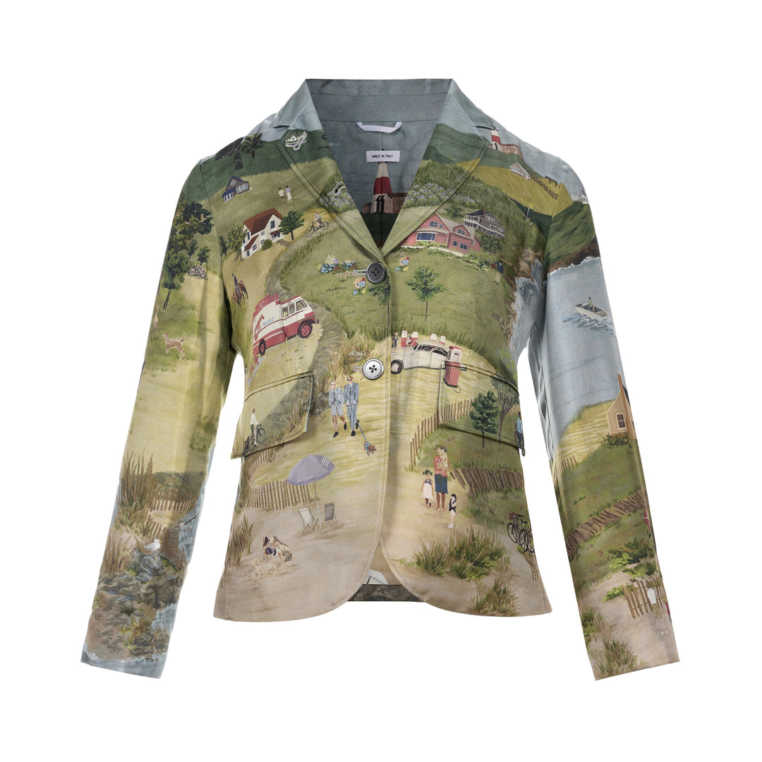 High Armhole Scenic Sportcoat