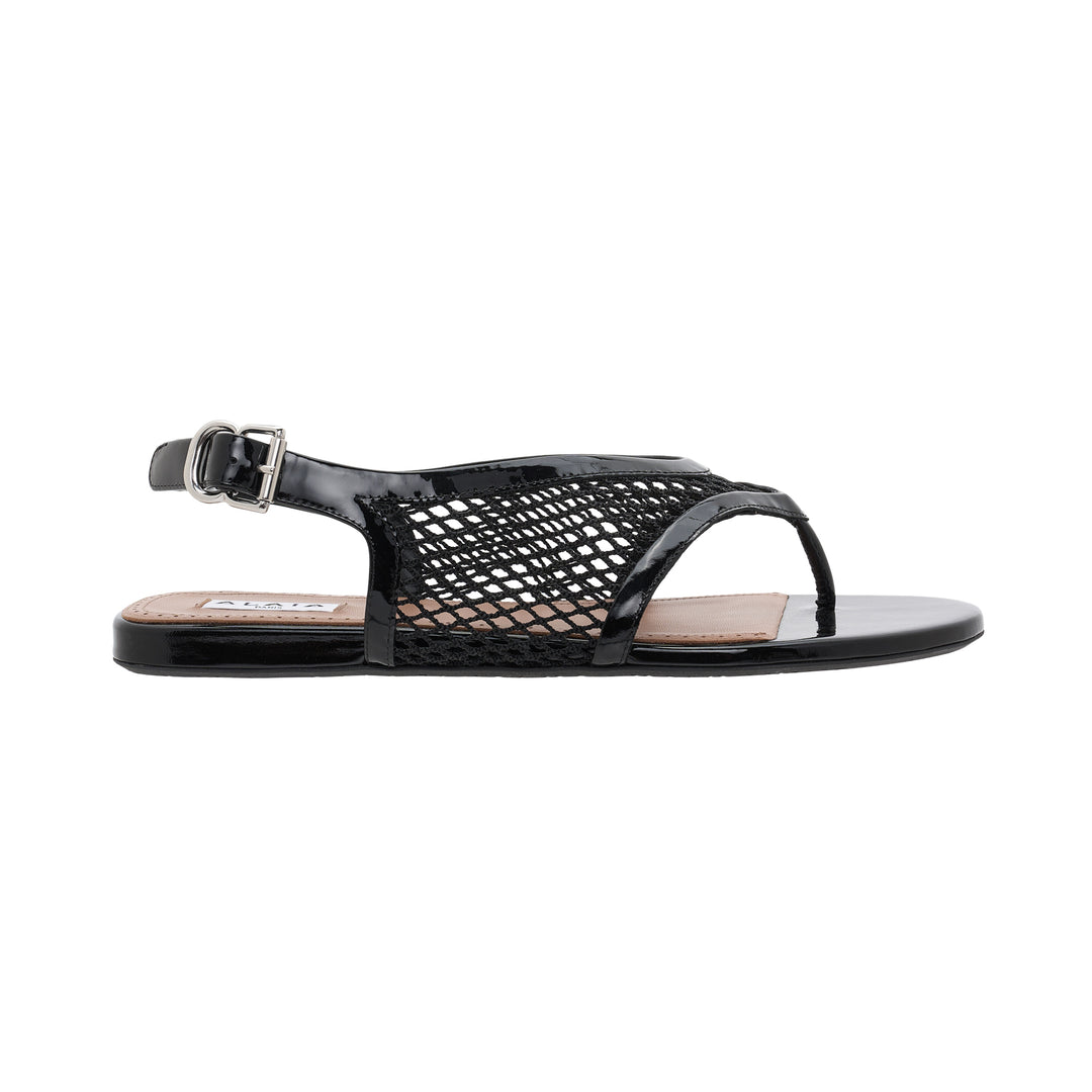 Fishnet Flat Sandals