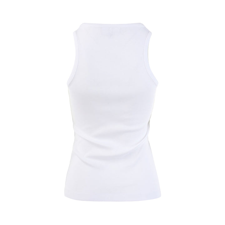 Banana Print Compact Rib Tank Top