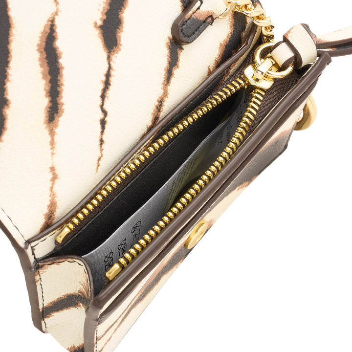 Bou Zebra Flap Card Holder