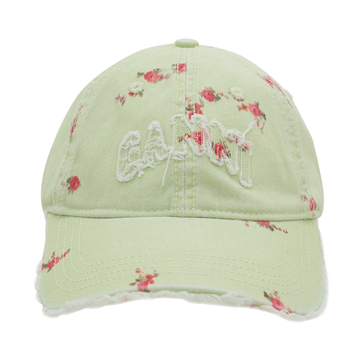 Printed Floral Canvas Cap