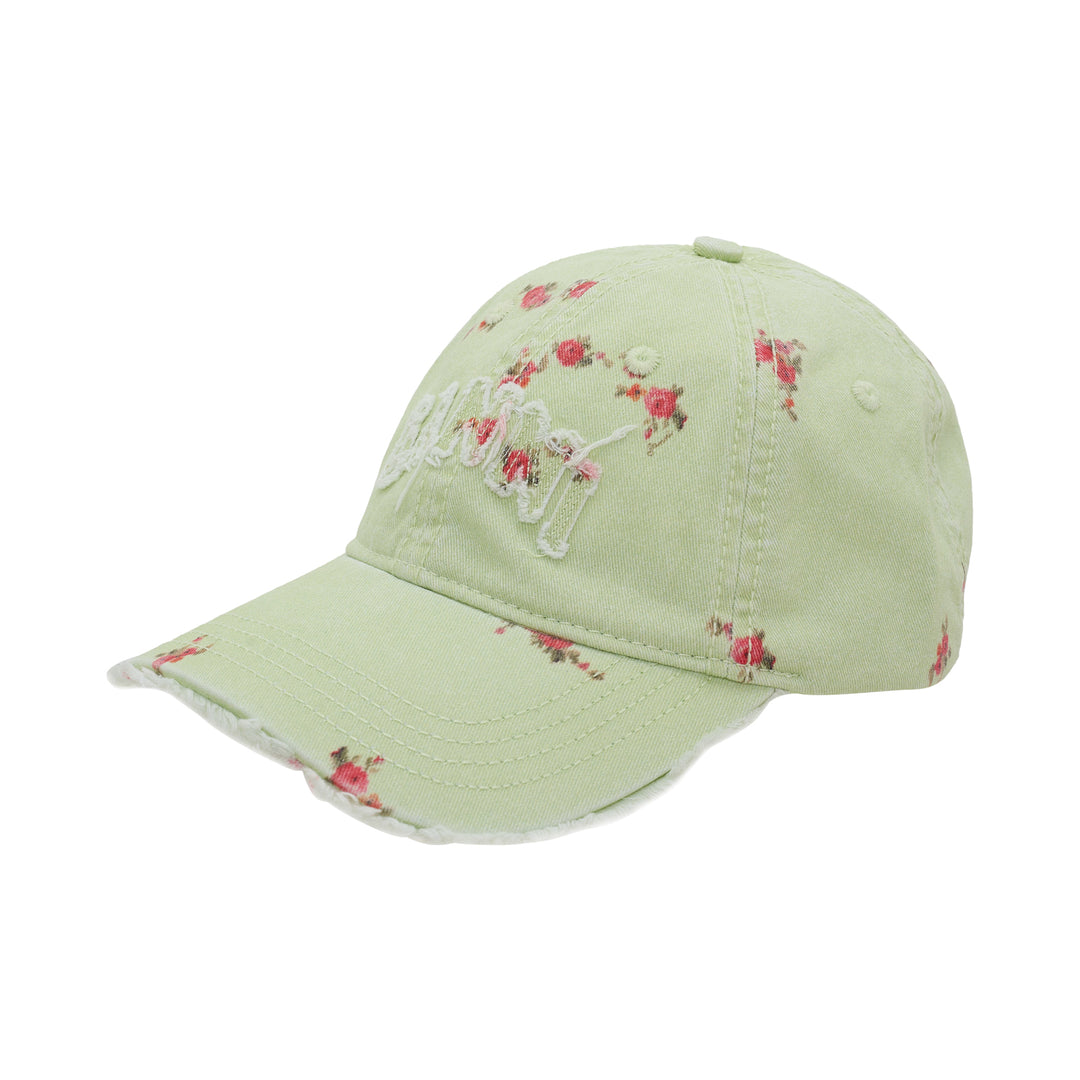 Printed Floral Canvas Cap