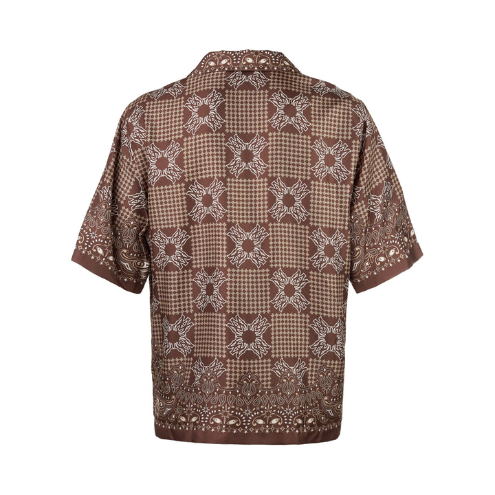 Bandana Print Short Sleeve Shirt