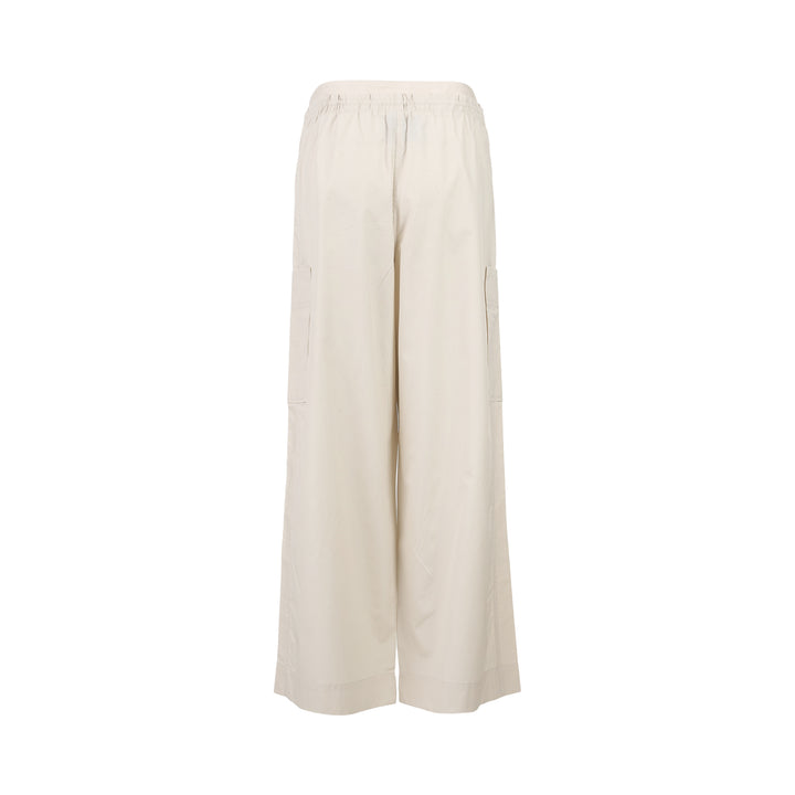 Double Waistband Poplin Pants