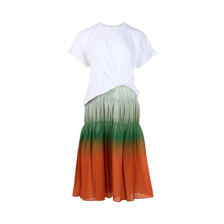 Ombre T-Shirt Combo Dress