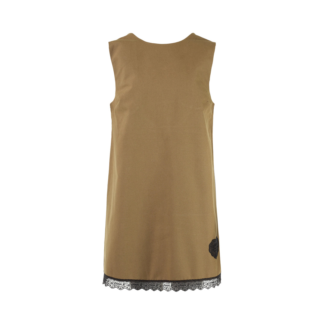 Workwear Canvas Boxy Mini Dress