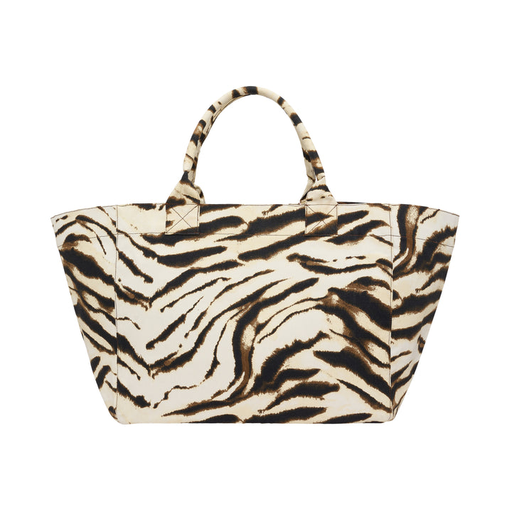 XXL Zebra Print Shopper Tote