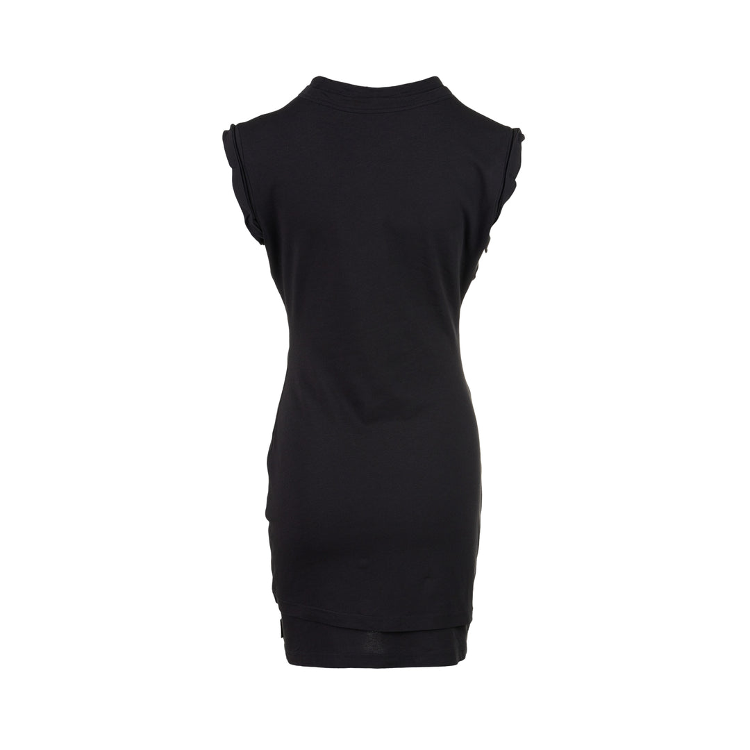 Twisted Bust Layered Mini Dress