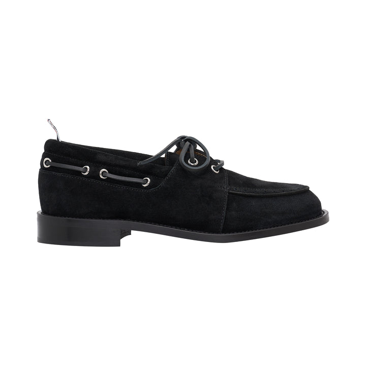 Padded Suede Boat Shoe