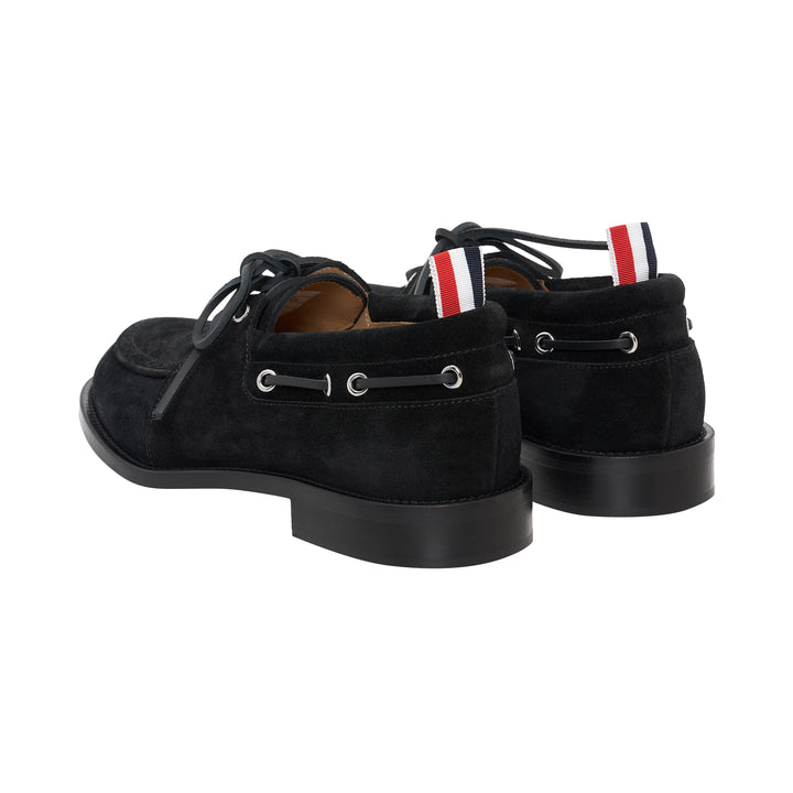 Padded Suede Boat Shoe