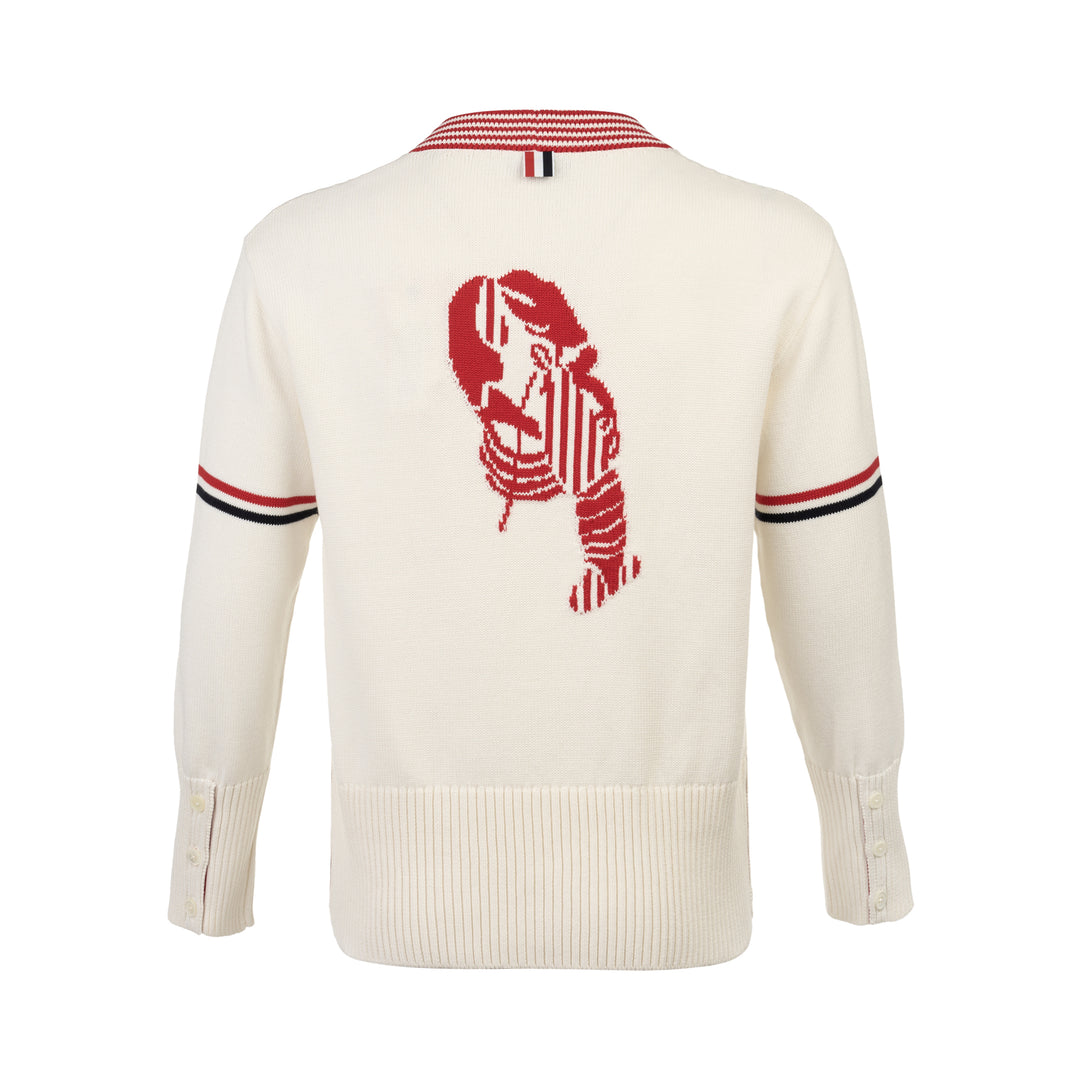 Lobster V-Neck Cardigan