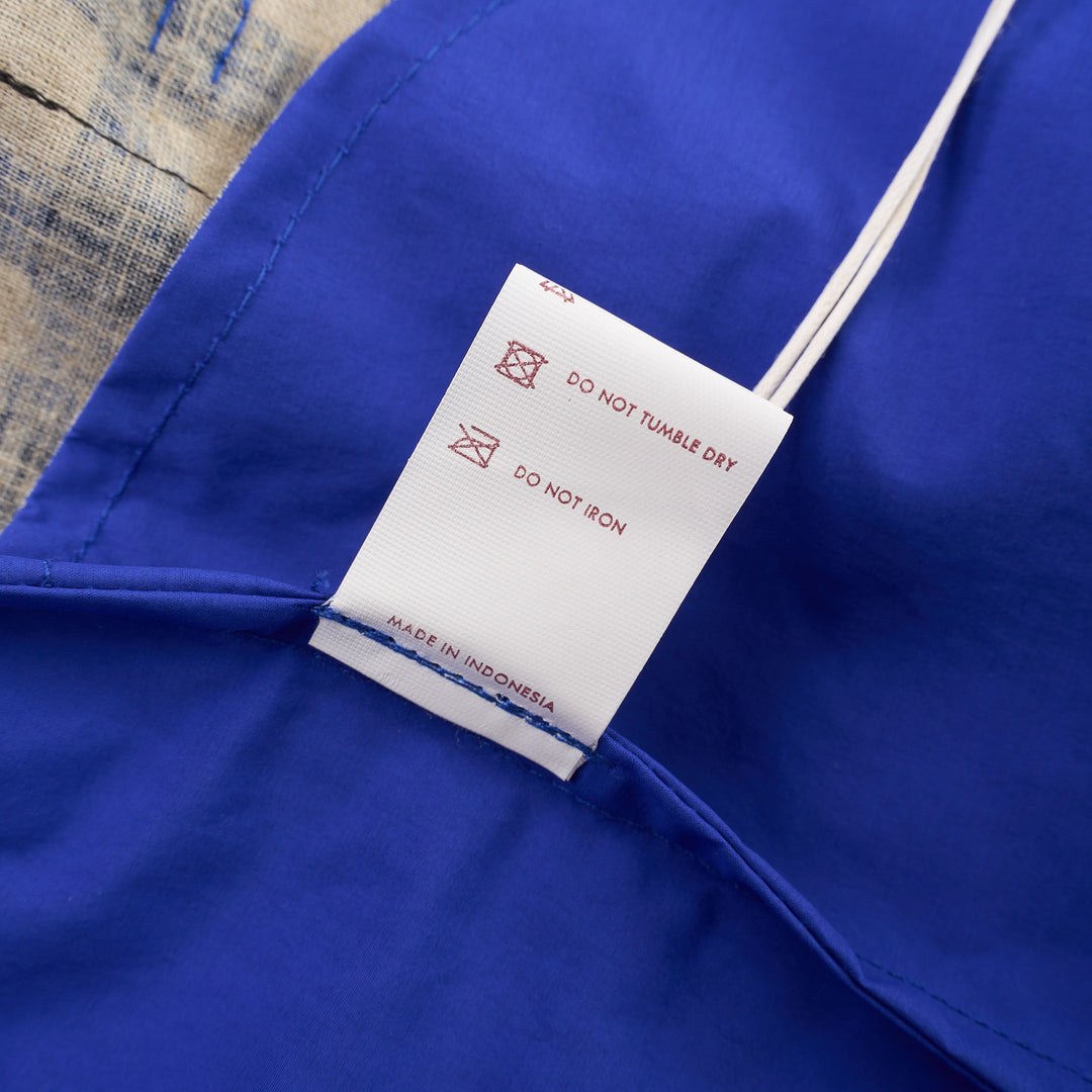 Pleated Hem Linen Shirt Dress