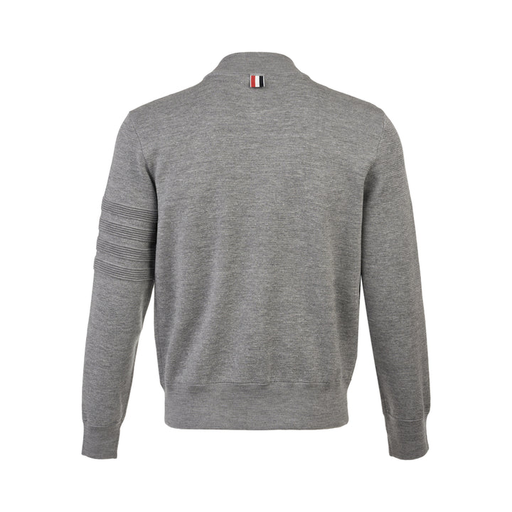 Milano Stitch Zip-Up Bomber Jacket