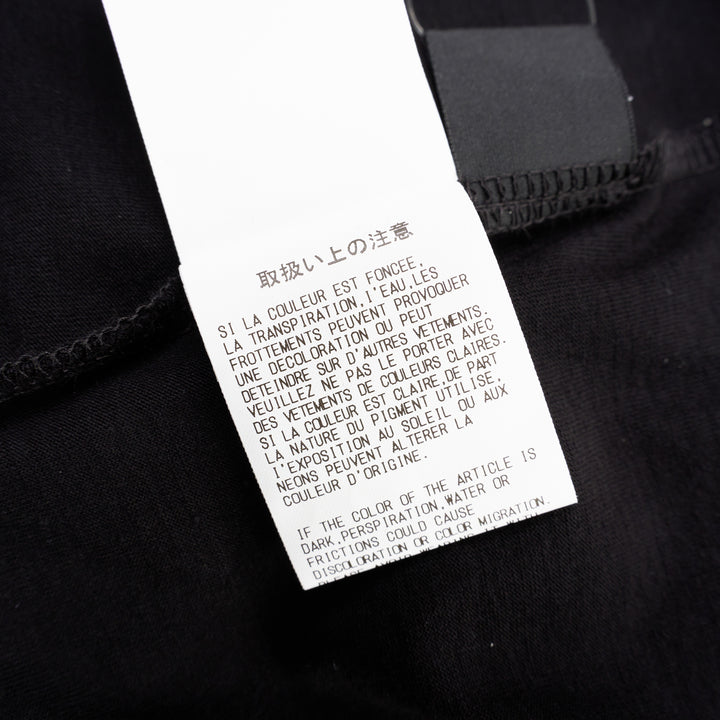 Y's Lace-Up String Flare Skirt in black, featuring elasticated waistband with ribbon tie, ruched drawstring knots, fluid drape, and asymmetric midi hem - view 6