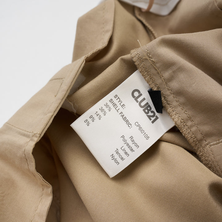 Club21 Collection Ines Light Stretch Rayon Linen Shorts - view 3