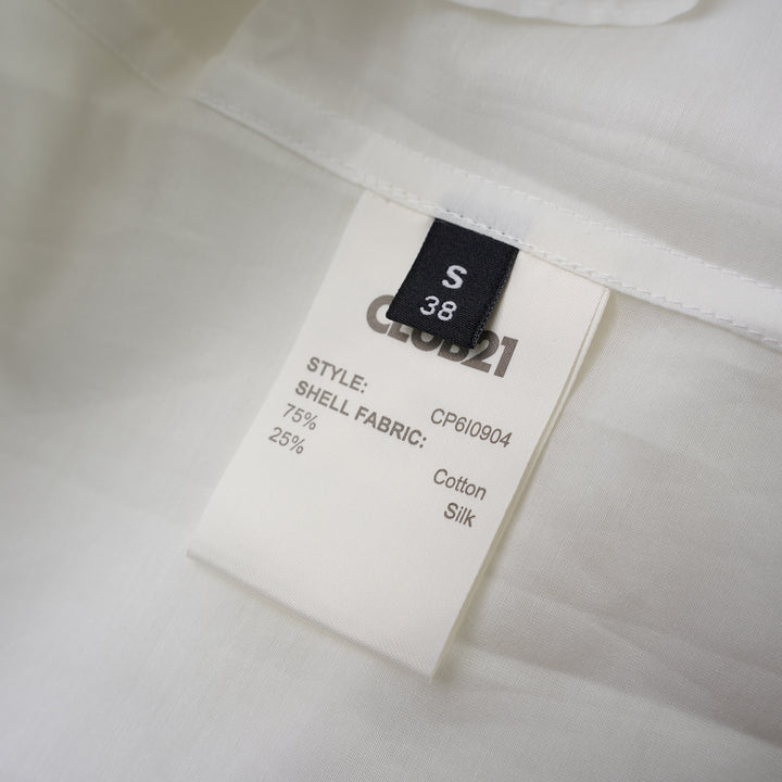 Club21 Collection Soline Pleated Bib Sheer Shirt - view 3
