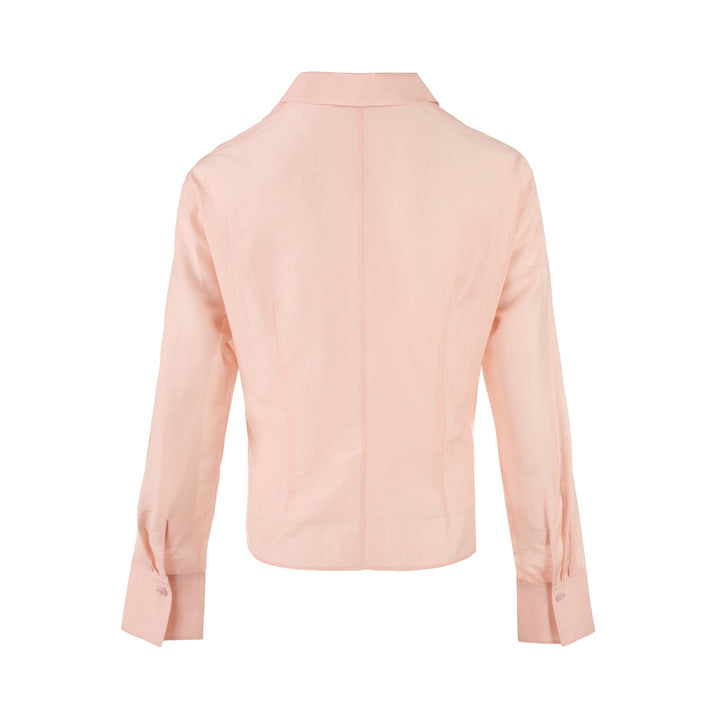 Club21 Collection Juliette Silk Cotton Cowl Neck Blouse - view 2