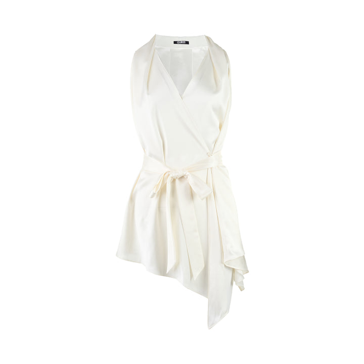 Club21 Collection Clemence Satin Wrap Top