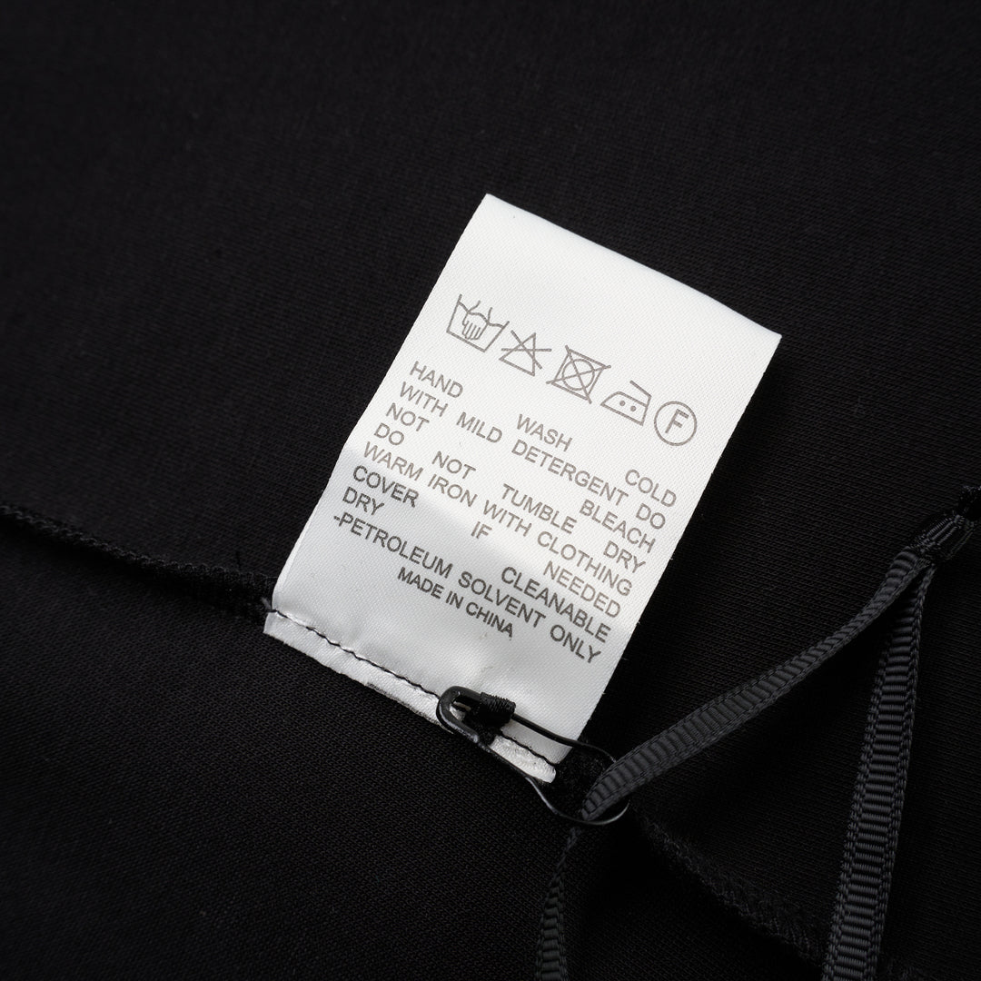 Black sleeveless high-neck stretch modal jersey top with a concealed centre back zip, shown from the back - view 3