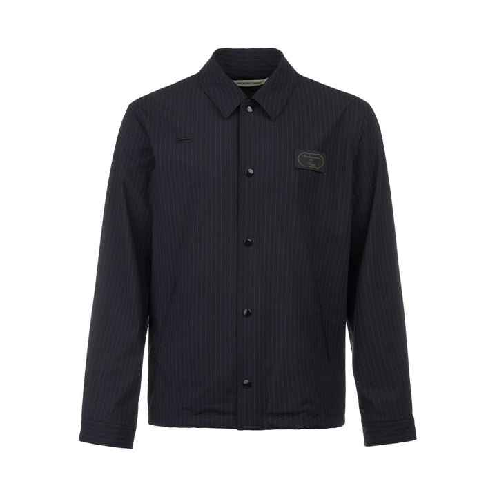 Pinstripe Button Down Jacket