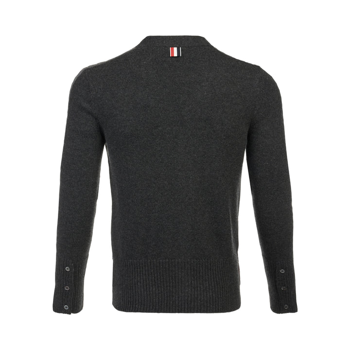 Cable Knit V-Neck Cardigan
