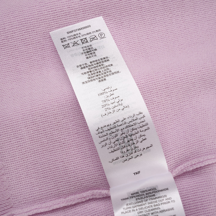 Pink Flower Light Knit Jumper