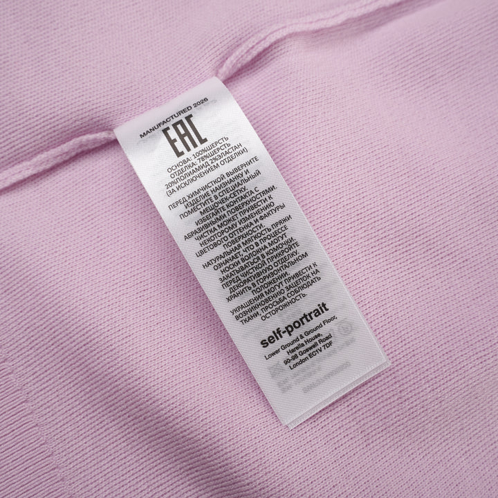 Pink Flower Light Knit Jumper