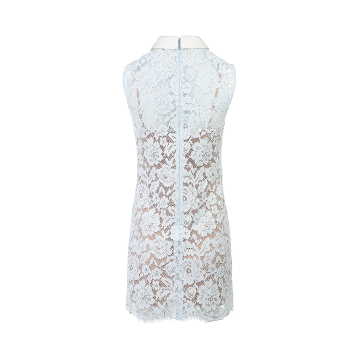 Blue Lace Mini Dress