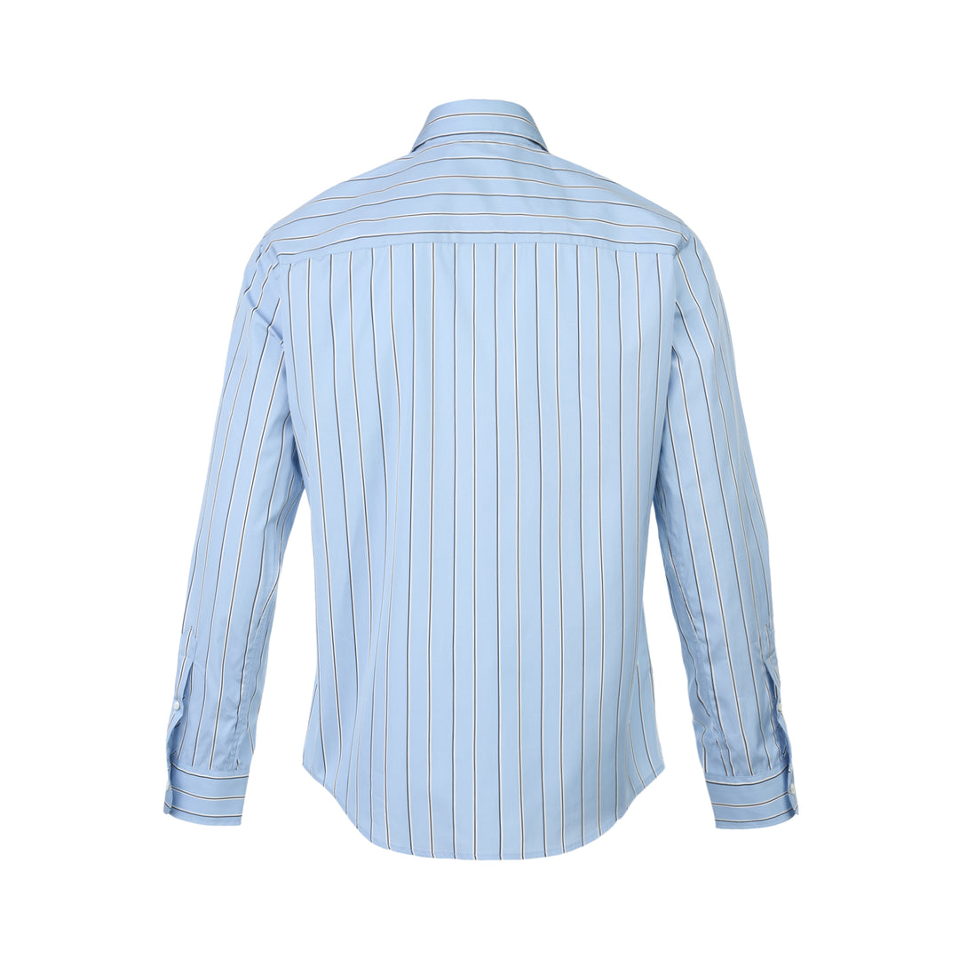 Contrasted Striped Long Sleeve Shirt