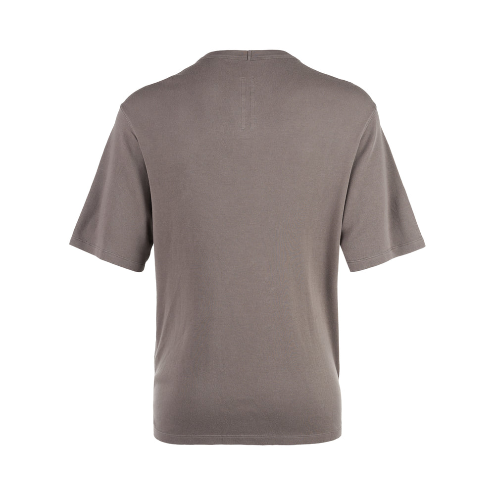 Rick Owens Brad T short sleeve crewneck tee in double cotton jersey, front view - view 2