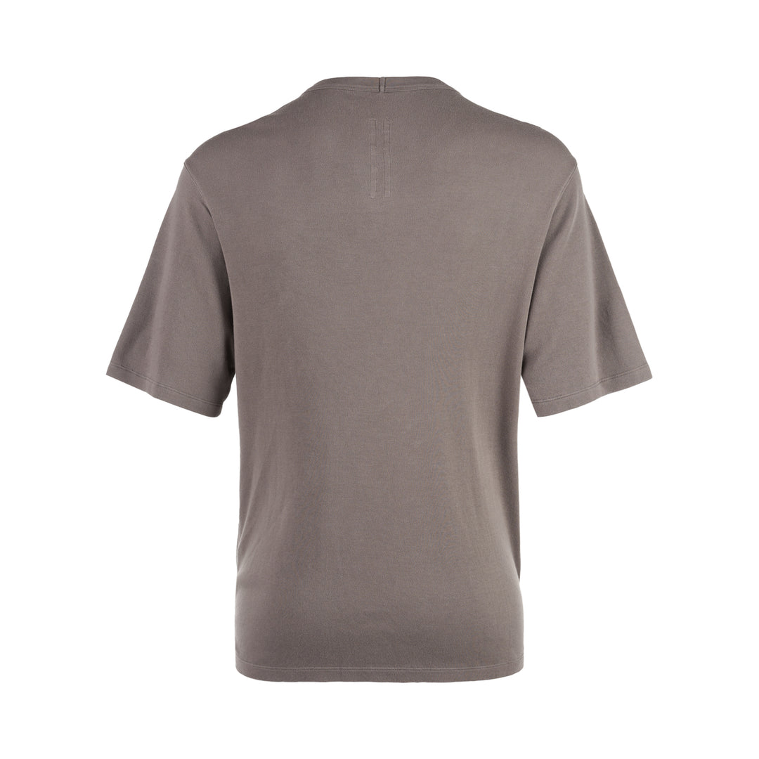 Rick Owens Brad T short sleeve crewneck tee in double cotton jersey, front view - view 2